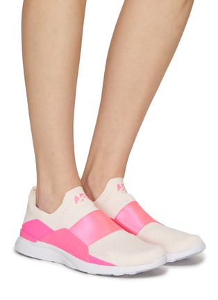 Figure View - Click To Enlarge - ATHLETIC PROPULSION LABS - ‘Techloom Bliss’ Knitted Slip On Sneakers