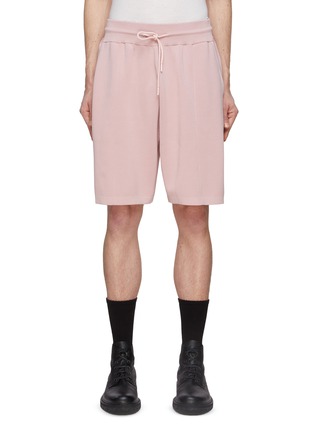 Main View - Click To Enlarge - RE: BY MAISON SANS TITRE - Side Stripe Knit Drawstring Shorts
