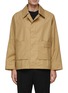 Main View - Click To Enlarge - RE: BY MAISON SANS TITRE - Patch Pocket Raglan Straight Sleeve Shirt Jacket