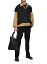 Figure View - Click To Enlarge - RE: BY MAISON SANS TITRE - Patch Pocket Raglan Straight Sleeve Shirt Jacket