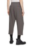 Back View - Click To Enlarge - RE: BY MAISON SANS TITRE - Double Welt Pocket Layered Cropped Pants