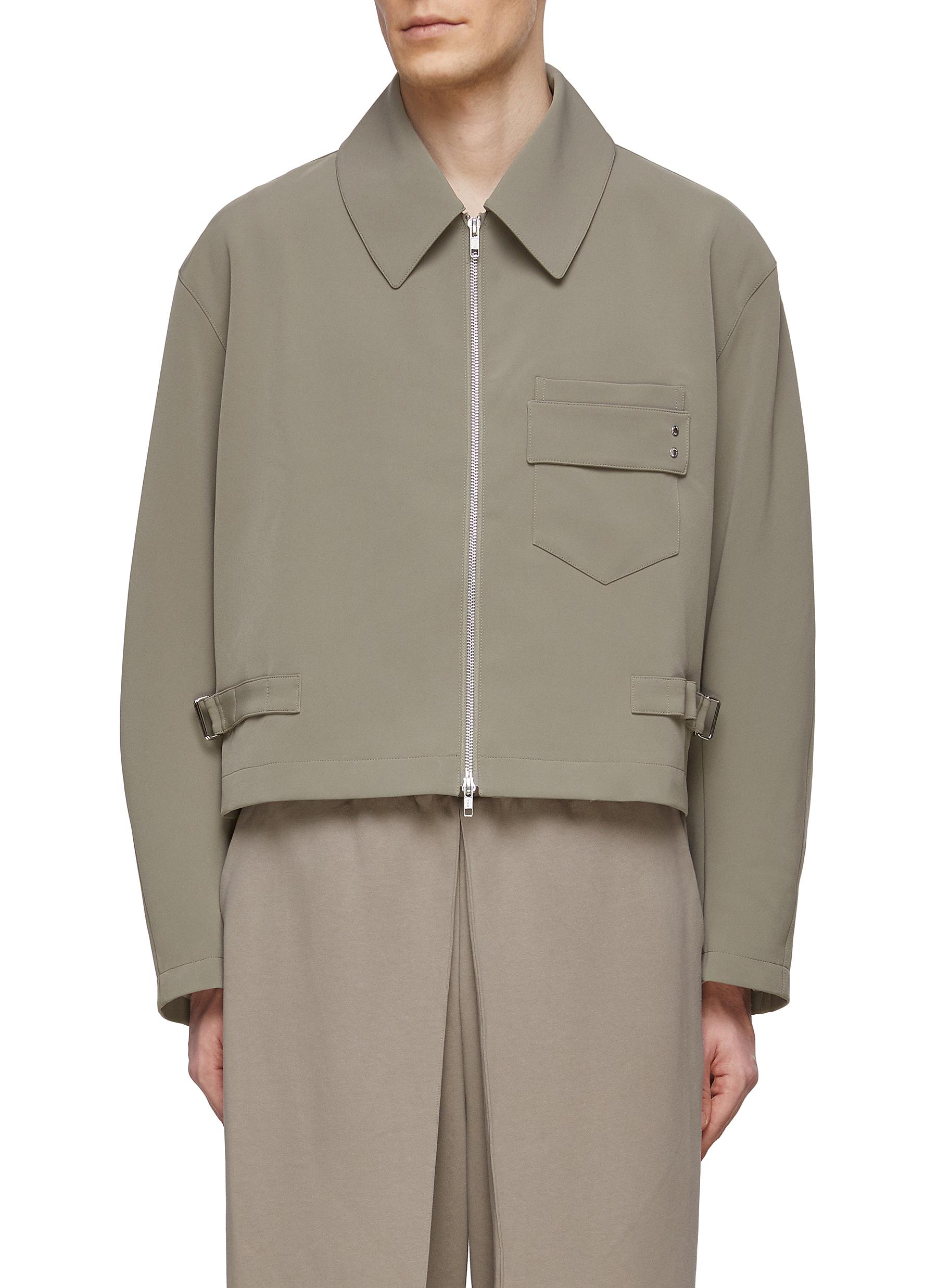 Re: By Maison Sans Titre Chest Pocket Adjustable Waist Zip Up 