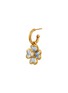 Main View - Click To Enlarge - GOOSSENS - ‘Talisman’ 24K Gold Plated Brass Enamel Four Leaf Clover Earrings