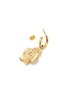 Detail View - Click To Enlarge - GOOSSENS - ‘Talisman’ 24k Gold Plated Brass Single Drop Earring