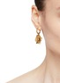 Figure View - Click To Enlarge - GOOSSENS - ‘Talisman’ 24k Gold Plated Brass Single Drop Earring