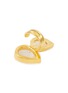 GOOSSENS - ‘Cachemire’ 24K Gold Plated Brass Rock Crystal Ear Cuff