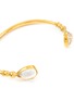 Detail View - Click To Enlarge - GOOSSENS - ‘Cachemire’ 24K Gold Plated Brass Rock Crystal Bracelet
