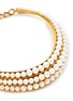 Detail View - Click To Enlarge - GOOSSENS - ‘Graine De Gemmes’ 24K Gold Plated Brass Pearl Necklace