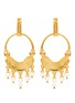 Main View - Click To Enlarge - GOOSSENS - ‘Graine De Gemmes’ 24K Gold Plated Brass Pearl Earrings