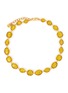 Main View - Click To Enlarge - GOOSSENS - ‘Cabochons’ 24K Gold Plated Brass Cabochon Necklace