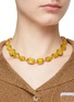 Figure View - Click To Enlarge - GOOSSENS - ‘Cabochons’ 24K Gold Plated Brass Cabochon Necklace