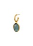 Main View - Click To Enlarge - GOOSSENS - ‘Talisman’ 24K Gold Plated Brass Cabochon Earring
