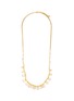 Main View - Click To Enlarge - GOOSSENS - ‘Cachemire’ 24K Gold Plated Brass Rock Crystal Necklace