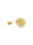 GOOSSENS - ‘Venise’ 24K Gold Plated Brass Pearl Quartz Round Earrings