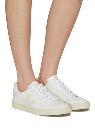 Figure View - Click To Enlarge - VEJA - ‘Esplar’ Leather Low Top Lace Up Sneakers