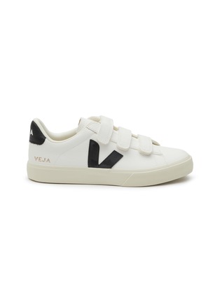 Main View - Click To Enlarge - VEJA - ‘Recife’ Low Top Triple Velcro ChromeFree Leather Sneakers