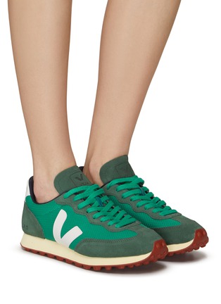 Figure View - Click To Enlarge - VEJA - ‘Rio Branco’ Mesh Low Top Lace Up Sneakers