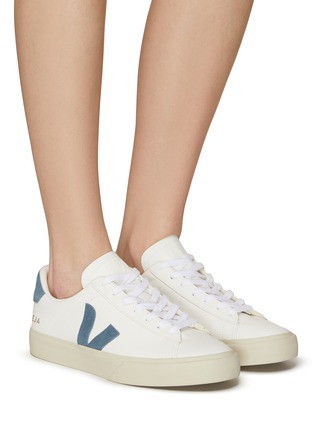Figure View - Click To Enlarge - VEJA - ‘Campo’ Leather Low Top Lace Up Sneakers