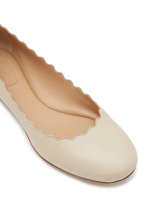 Detail View - Click To Enlarge - CHLOÉ - ‘Laurent’ Nappa Leather Ballerina Flats