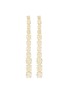 Main View - Click To Enlarge - CZ BY KENNETH JAY LANE - GOLD-TONED CRYSTAL GRADATION DROP EARRINGS