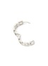 Detail View - Click To Enlarge - CZ BY KENNETH JAY LANE - ROUND LINK HOOP EARRINGS
