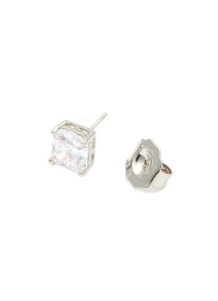 Detail View - Click To Enlarge - CZ BY KENNETH JAY LANE - ASSCHER CUT STUD EARRINGS