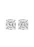 Main View - Click To Enlarge - CZ BY KENNETH JAY LANE - ASSCHER CUT STUD EARRINGS
