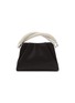 Main View - Click To Enlarge - RODO - ‘Bernice’ Stone Embellished Handle Satin Handbag