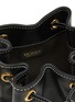 RODO - Wicker Base Leather Bucket Bag