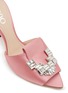 Detail View - Click To Enlarge - RODO - Calia' 80 Strass Embellished Satin Mules
