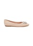 Main View - Click To Enlarge - RODO - ‘Lotus’ Strass Embellished Leather Flats