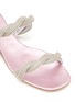 Detail View - Click To Enlarge - RODO - Lilith' Calfskin Crystal Flat