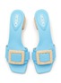 RODO - ‘Bonnie’ Wicker Buckle Leather Slides