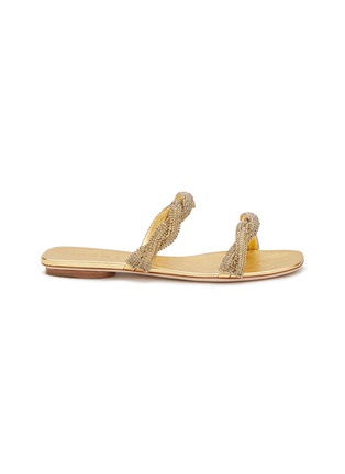 Share 156+ designer gold flat sandals super hot - vietkidsiq.edu.vn