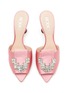 Detail View - Click To Enlarge - RODO - Calia' 80 Strass Embellished Satin Mules