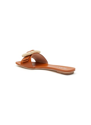  - RODO - ‘Bonnie’ Wicker Buckle Leather Slides