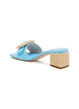  - RODO - ‘Bonnie’ 55 Wicker Buckle Leather Slides