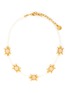 Main View - Click To Enlarge - GOOSSENS - Venise Pearl Crystal Gold Plated Short Necklace