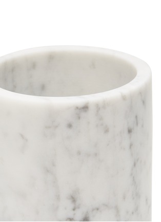 Detail View - Click To Enlarge - SALVATORI - Pietra L11 Candleholder — Bianco Carrara
