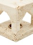 Detail View - Click To Enlarge - SALVATORI - The Village MA House Candleholder — Light Travertine