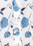  - CANALI - Floral Print Linen Blend Button Down Shirt