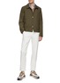 Figure View - Click To Enlarge - CANALI - Plaid Button Down Collar Shirt