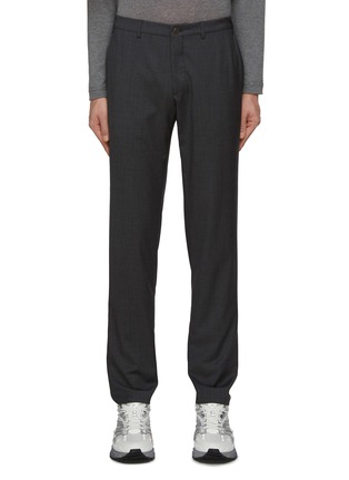 Main View - Click To Enlarge - CANALI - Classic Mid Rise Straight Leg Wool Pants