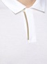  - CANALI - Sheepskin Collar Detailing Cotton Polo Shirt