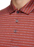  - CANALI - Striped Cotton Polo Shirt
