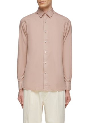 Main View - Click To Enlarge - CANALI - Cotton Classic Long Sleeve Shirt