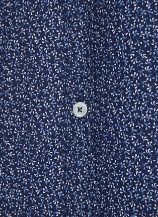  - CANALI - Floral Print Cotton Button Down Shirt