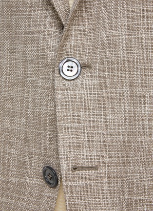  - CANALI - Patch Pocket Wool Blend Single Breasted Blazer