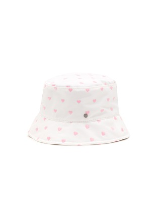 Main View - Click To Enlarge - MAISON MICHEL - ‘Axel’ Heart Embroidery Bucket Hat