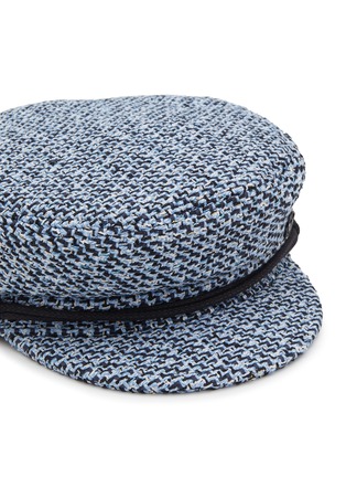 Detail View - Click To Enlarge - MAISON MICHEL - ‘New Abby’ Contrasting Cord Tweed Sailor Cap